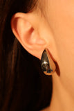 Stainless Steel Water Droplets Earrings