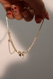 14K Real Gold Plated Diamond bowknot Bracelet