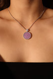 Purple Jade Necklace