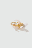 18K Real Gold Plated Aurora Moon Ring