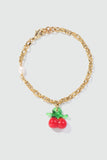 18K Real Gold Plated Cherry Pearls Bracelet