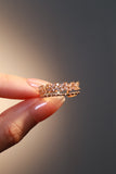 18K Real Gold Plated Thick Layers Diamond Ring