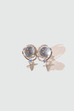 Blue Gem Saturn Star Earrings