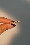 18K Real Gold Plated Golden Petal Ring