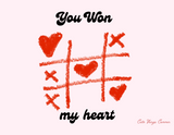 YOU WON MY HEART CARD