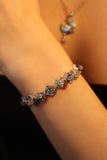 Natural Blue Crystals Bracelet