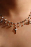 Multi Diamond Star Necklace