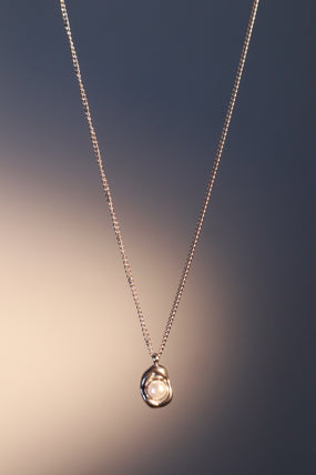 Stainless Steel Pearl Shell Necklace