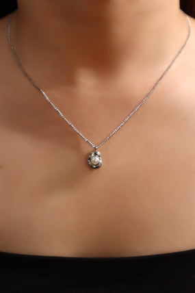 Stainless Steel Pearl Shell Necklace