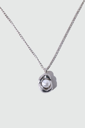 Stainless Steel Pearl Shell Necklace