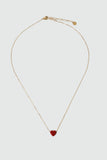 18K Gold Stainless Steel Overflowing Heart Necklace