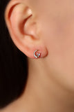 6 Pcs Saturn Pearl + Moon Earrings Bundle