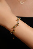 14K Real Gold Plated Verdant Vines Bracelet