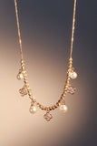 14K Real Gold Plated Lucky Pearl Beads Necklace