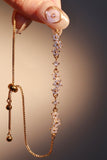 Gold Plated Sunlit Petals Bracelet