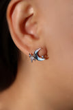 Mixed Color Moonstone Earrings