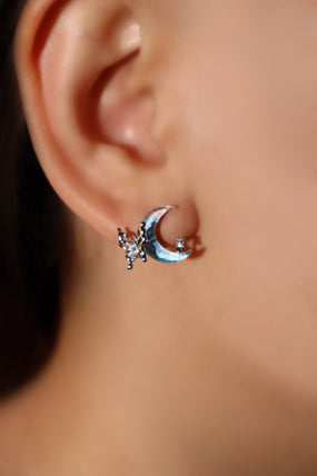 Mixed Color Moonstone Earrings
