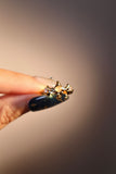 18K Real Gold Plated 3 in 1 Moonlight Star Ring