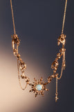 18K Real Gold Plated Frostfire Sun Necklace