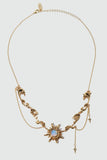 18K Real Gold Plated Frostfire Sun Necklace