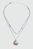 Brown Starlight Moon Necklace
