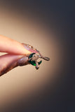 Emerald Moon Snake Ring