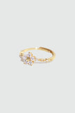 18K Real Gold Plated Starlight Bloom Ring