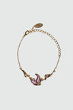 Juli Drop 3 | 18K vergoldetes Mondstein-Rosen-Mond-Armband