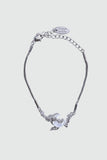 Palladium White Gold Plated Natural Shell Moon Bracelet