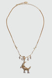 18K Real Gold Plated Moon Pearlvine Necklace