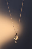 August-Drop 1 | Halskette "White Rose Moon"