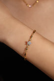 18K Real Gold Plated Diamond Starlight Bloom Bracelet