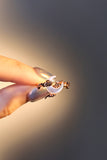 18K Rose Gold Plated Natural Shell Moon Ring