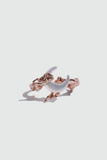 18K Rose Gold Plated Natural Shell Moon Ring