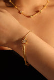 18K Real Gold Plated Shooting Star Bracelet