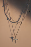 Diamond Pole Star Necklace