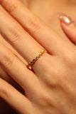 18K Gold Vermeil Multi Color Ring