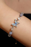 Blue Butterfly Moonstone Bracelet