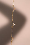 18K Gold Stainless Steel Multi Diamond Necklace