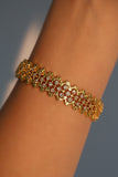 24K Real Gold Plated Diamonds Gypsophila Bracelet