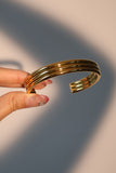 18K Gold Stainless Steel Multi Layer Bracelet