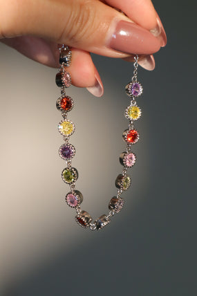 Multi Color Gemstones Bracelet