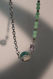 Jade Dragon Diamond Necklace