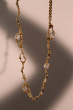 18K Real Gold Plated Moonlight Clips Necklace