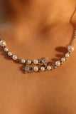 Diamond Pearl Galaxy Necklace