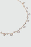 14K Real Gold Plated Multi Diamond Necklace