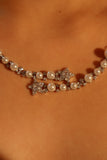 Diamond Pearl Galaxy Necklace