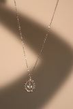 925 Sterling Silver Garland Tulip Necklace