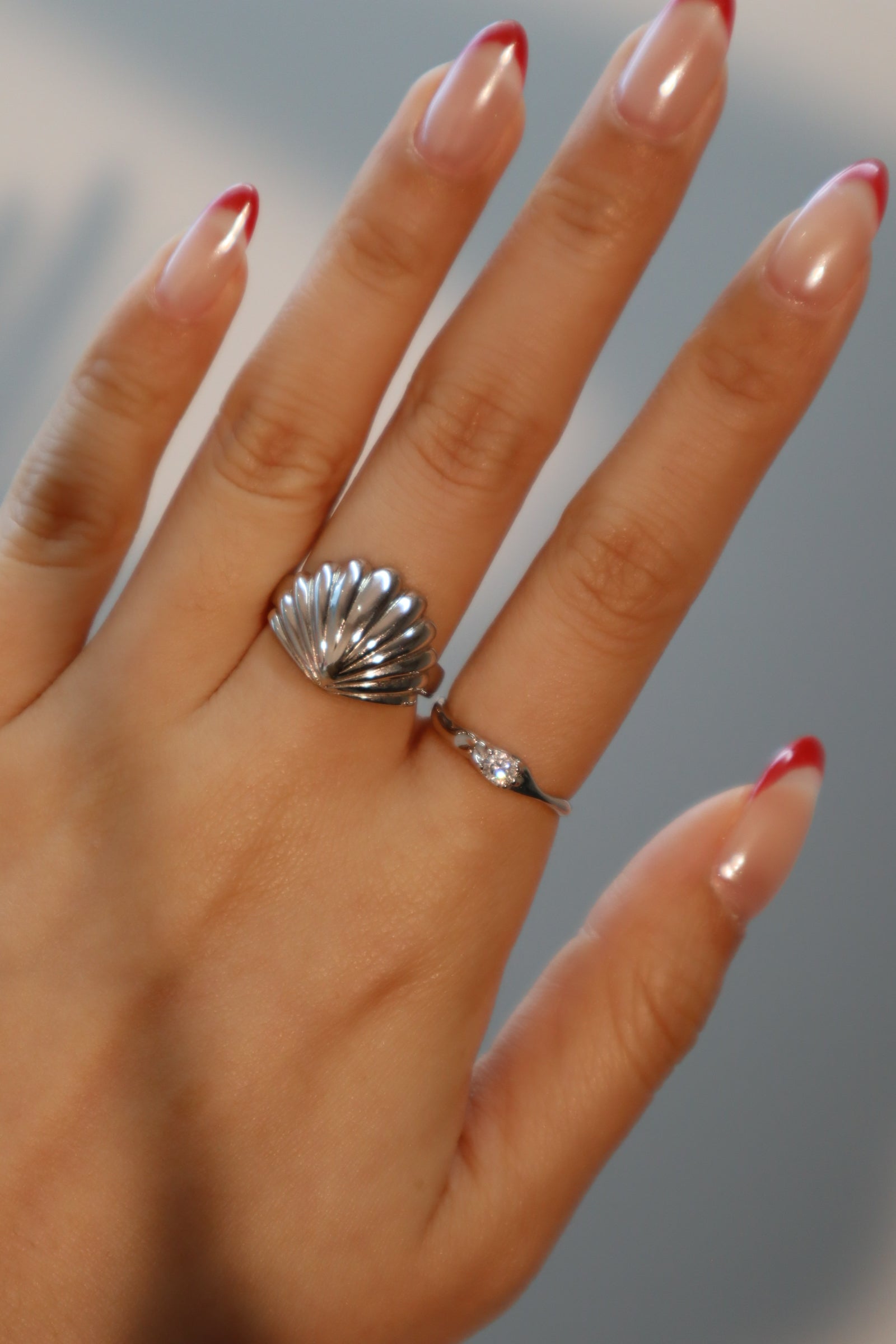 925 Sterling Silver Sea Shell Ring
