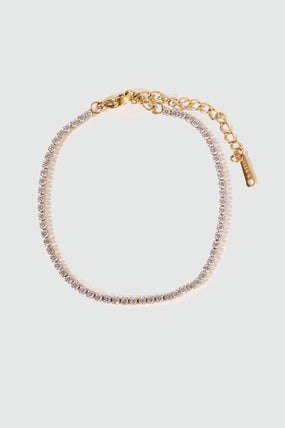 18K Gold Stainless Steel Multi Diamond Chain Bracelet